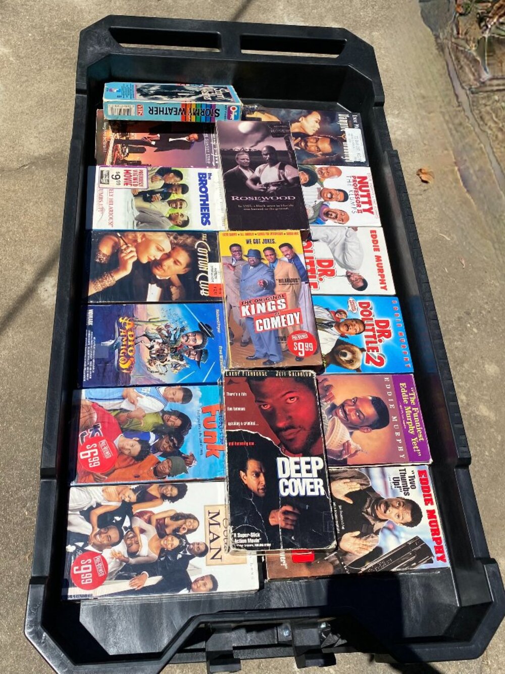 LOT BLACK MOVIES VHS Eddie Murphy, Richard Pryor, Bernie Mac, Fakin Da Funk